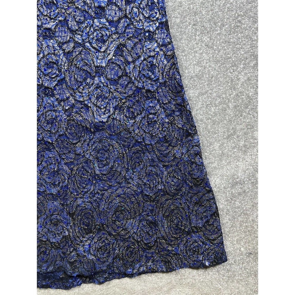 La Scala Iridescent Sequin Sleeveless Fitted Maxi… - image 8